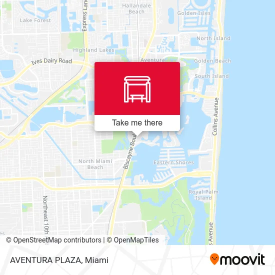Mapa de AVENTURA PLAZA