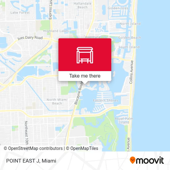 Mapa de POINT EAST J