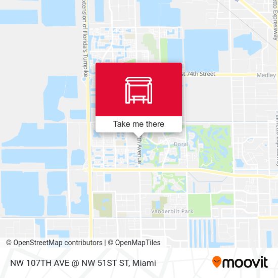 NW 107TH AVE @ NW 51ST ST map