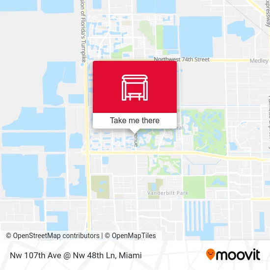 Nw 107th Ave @ Nw 48th Ln map