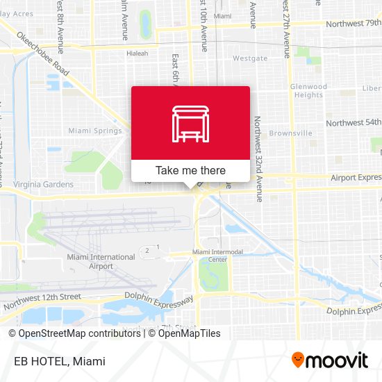 Mapa de EB HOTEL