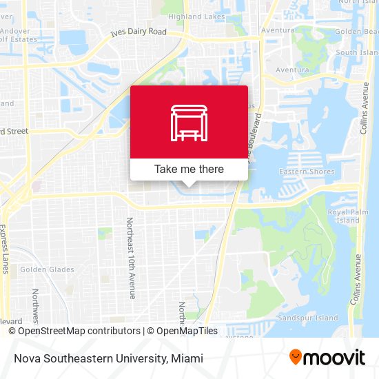 Mapa de Nova Southeastern University