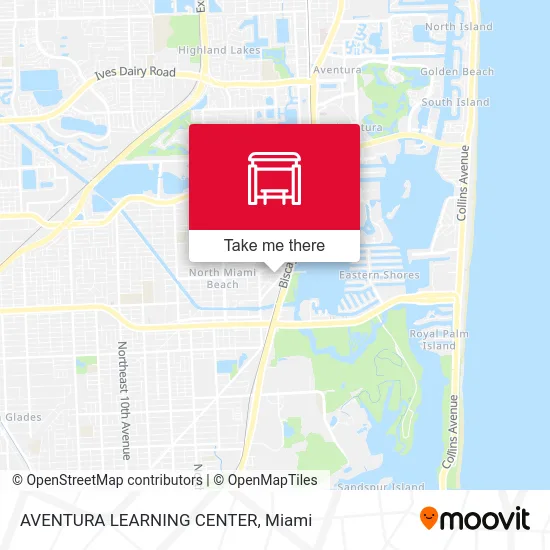AVENTURA LEARNING CENTER map