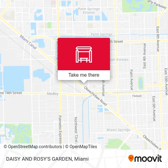 DAISY AND ROSY'S GARDEN map