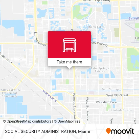 SOCIAL SECURITY ADMINISTRATION map