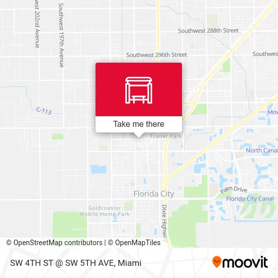 Mapa de SW 4TH ST @ SW 5TH AVE