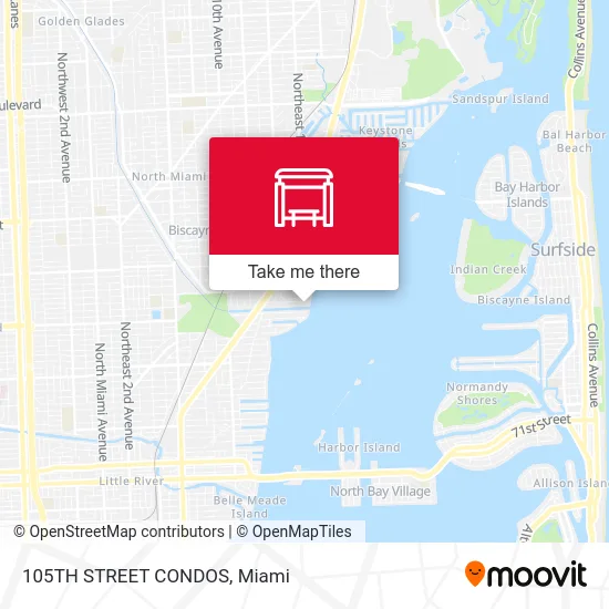 105TH STREET CONDOS map