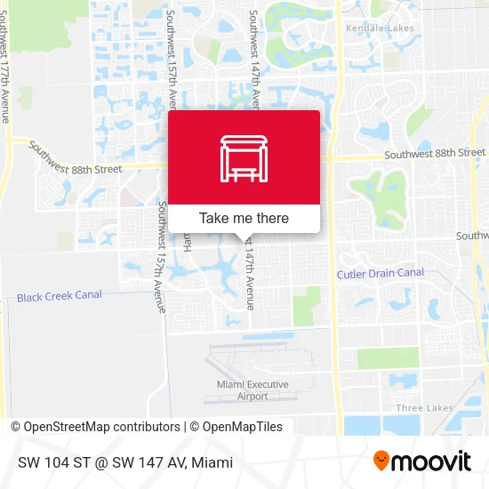 Mapa de SW 104 ST @ SW 147 AV