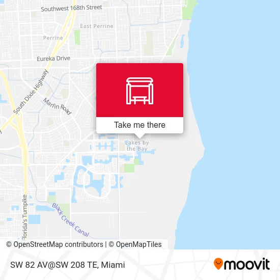 SW 82 AV@SW 208 TE map