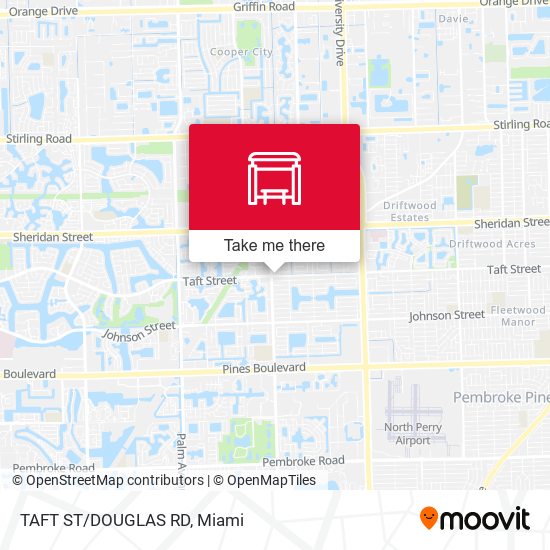 TAFT ST/DOUGLAS RD map