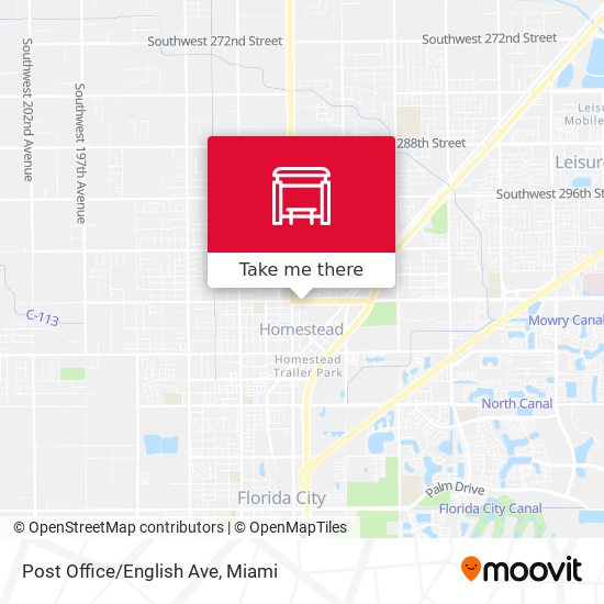 Mapa de Post Office/English Ave