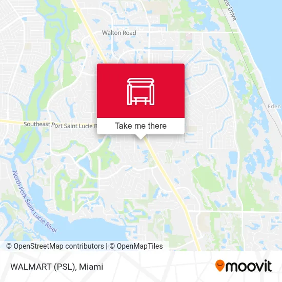 WALMART (PSL) map