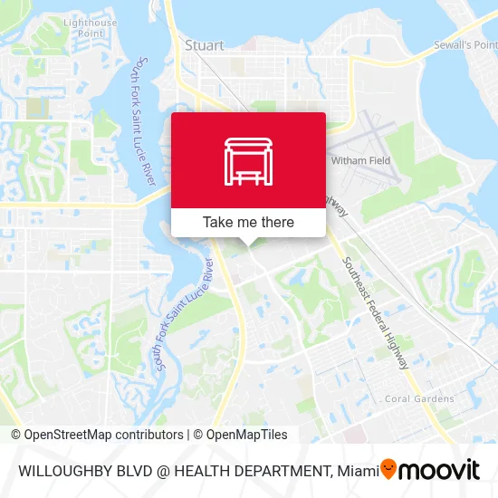 WILLOUGHBY BLVD @ HEALTH DEPARTMENT map