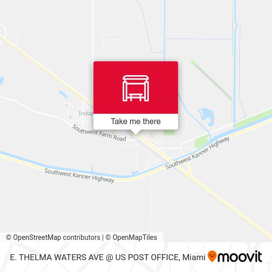 Mapa de E. THELMA WATERS AVE @ US POST OFFICE