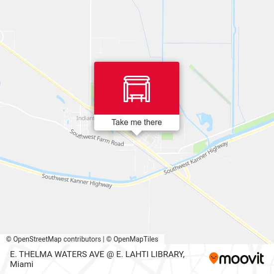 Mapa de E. THELMA WATERS AVE @ E. LAHTI LIBRARY