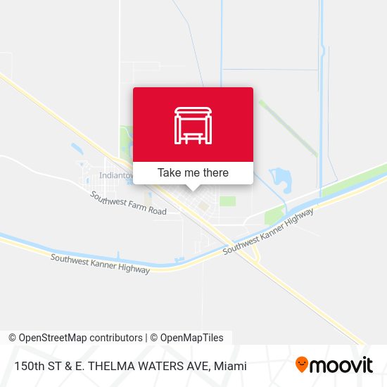 150th ST & E. THELMA WATERS AVE map
