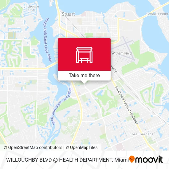 WILLOUGHBY BLVD @ HEALTH DEPARTMENT map