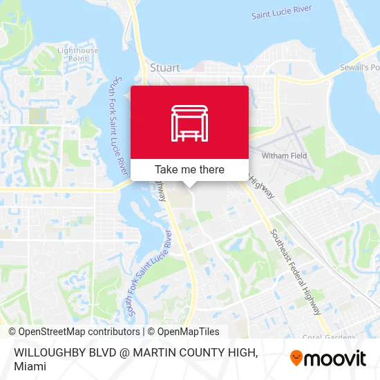 WILLOUGHBY BLVD @ MARTIN COUNTY HIGH map