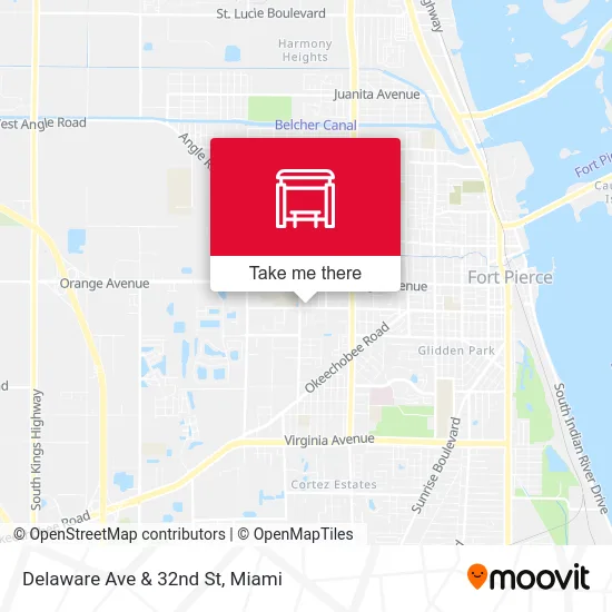 Delaware Ave & 32nd St map