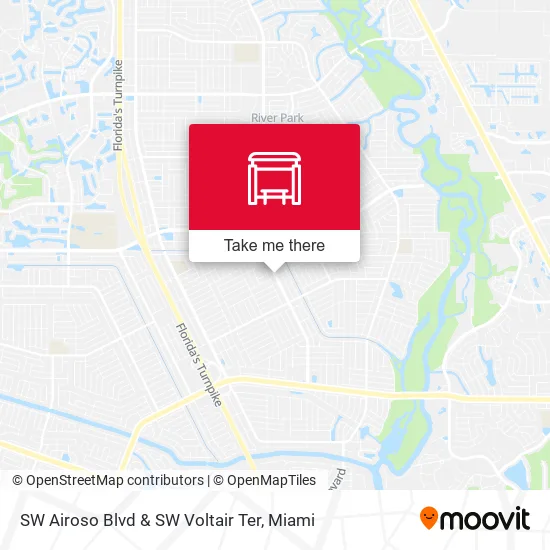 SW Airoso Blvd & SW Voltair Ter map