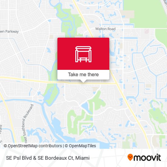 SE Psl Blvd & SE Bordeaux Ct map