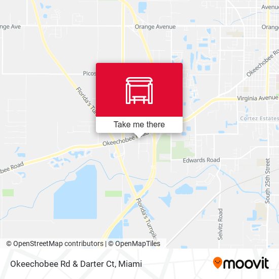 Okeechobee Rd & Darter Ct map