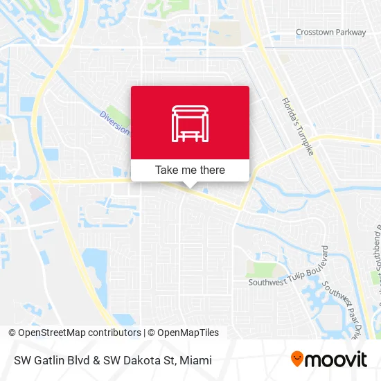 SW Gatlin Blvd & SW Dakota St map
