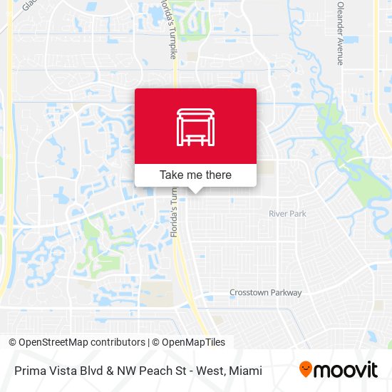 Prima Vista Blvd & NW Peach St - West map