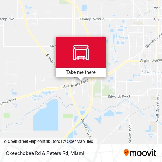 Mapa de Okeechobee Rd & Peters Rd