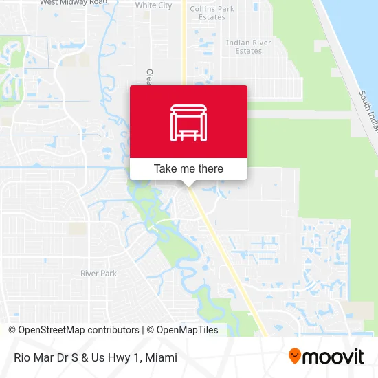 Rio Mar Dr S & Us Hwy 1 map