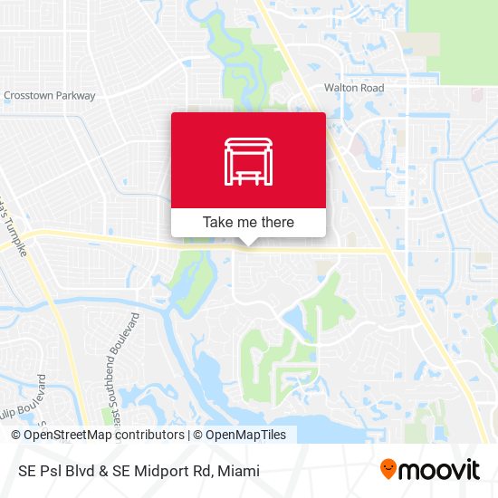 SE Psl Blvd & SE Midport Rd map