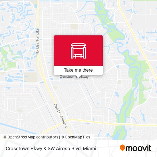 Mapa de Crosstown Pkwy & SW Airoso Blvd