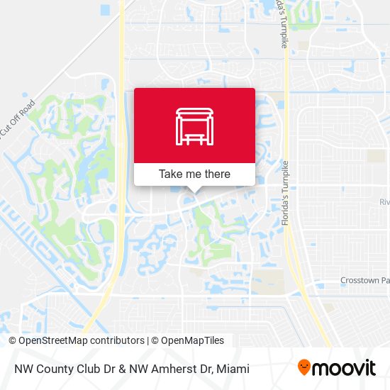 NW County Club Dr & NW Amherst Dr map