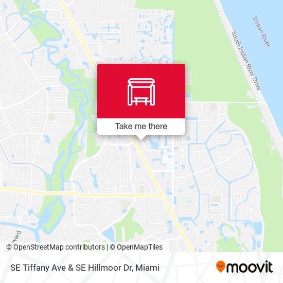 SE Tiffany Ave & SE Hillmoor Dr map