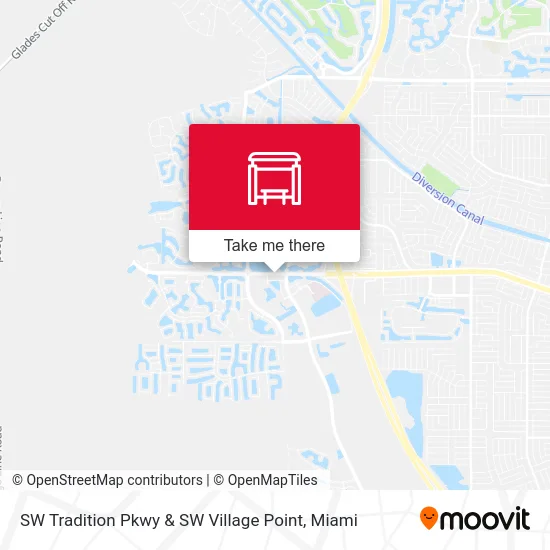 SW Tradition Pkwy & SW Village Point map