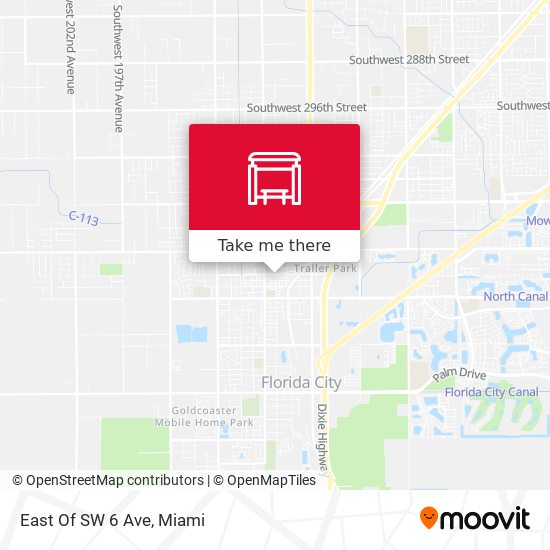 Mapa de East Of SW 6 Ave