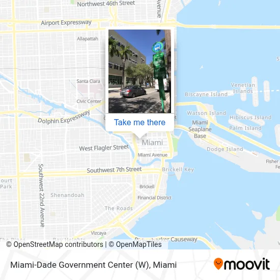 Miami-Dade Government Center (W) map