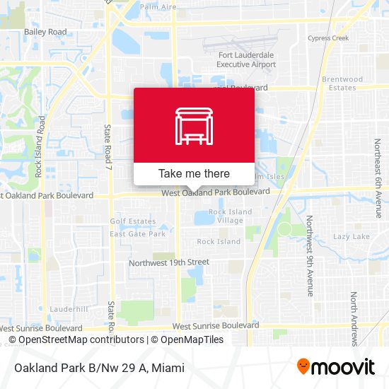 Oakland Park B/Nw 29 A map