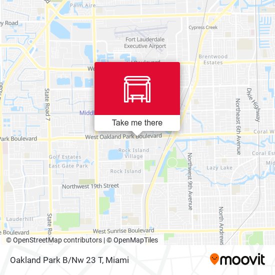 Oakland Park B/Nw 23 T map
