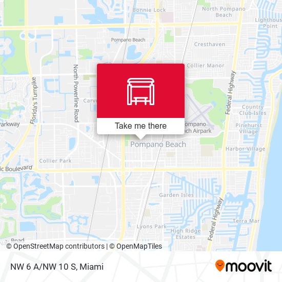 Northwest 6th Avenue / Northwest 10th Street map