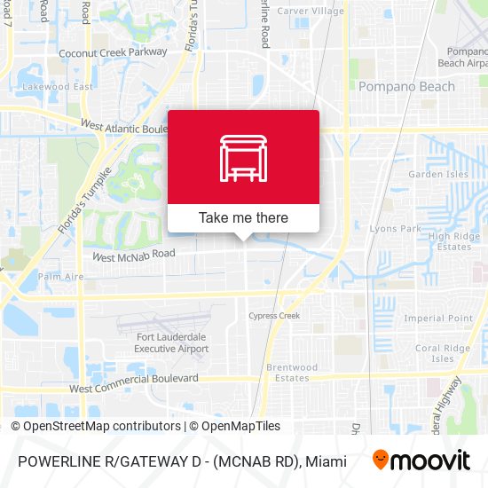 Mapa de POWERLINE R / GATEWAY D - (MCNAB RD)