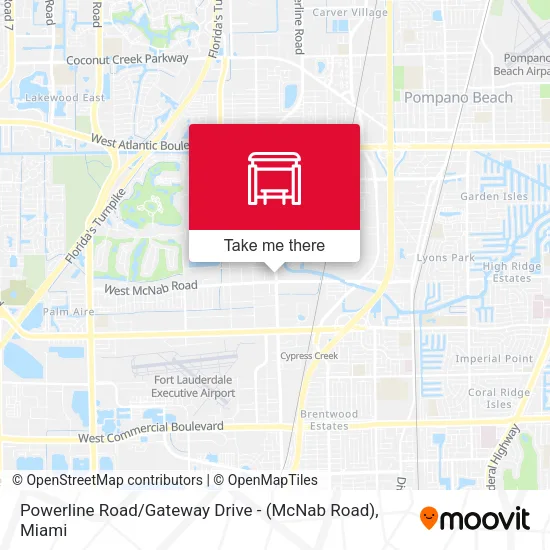 Mapa de Powerline Road / Gateway Drive - (McNab Road)