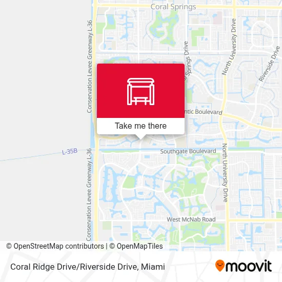 Coral Ridge Drive / Riverside Drive map