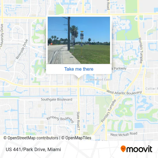 US 441/Park Drive map