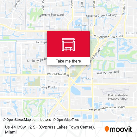 Us 441 / Sw 12 S - (Cypress Lakes Town Center) map