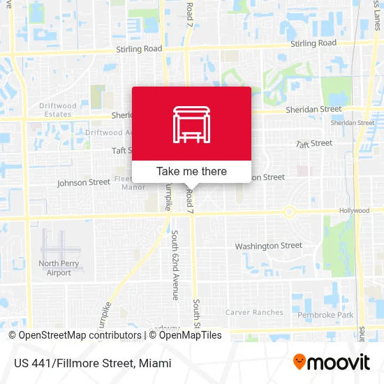 US 441/Fillmore Street map
