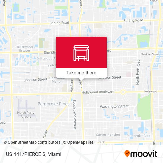 Us 441/Pierce S map