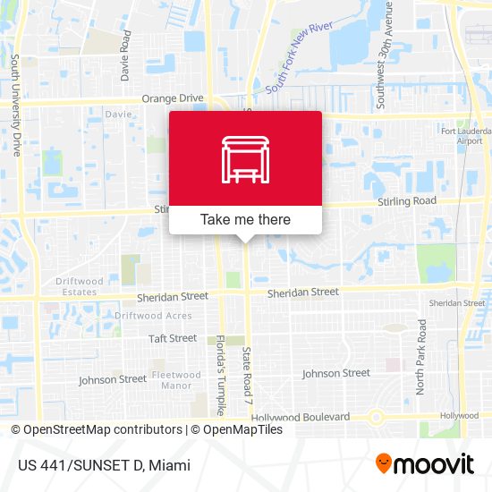 Mapa de Us 441/Sunset D