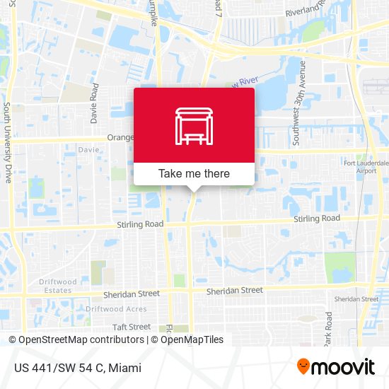 Mapa de US 441/SW 54 C