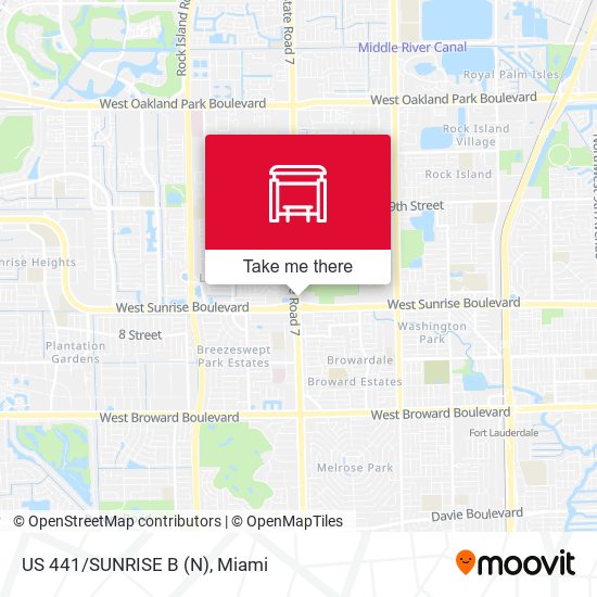 Us 441/Sunrise B (N) map